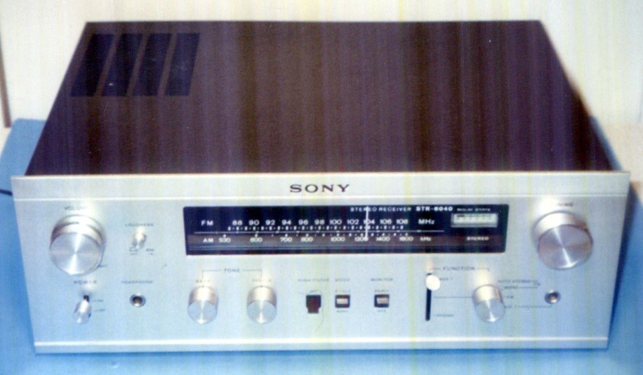 Sony Model STR-6040 AM FM Stereo Receiver Tested Works