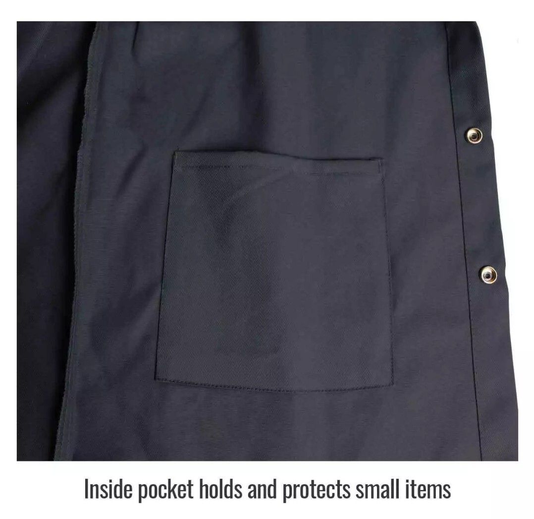 Black Stallion FBK9-30C Flame-Resistant Cotton Welding Jacket Black X-Large