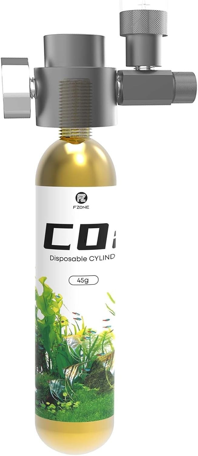 High-Capacity Disposable CO2 Cartridges - 5/8'' Threaded, 2-Pack for Versatility