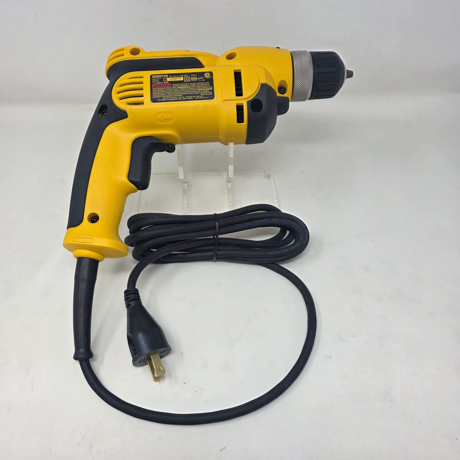 DeWalt DWD110 120V 3/8" VSR Drill Type 3