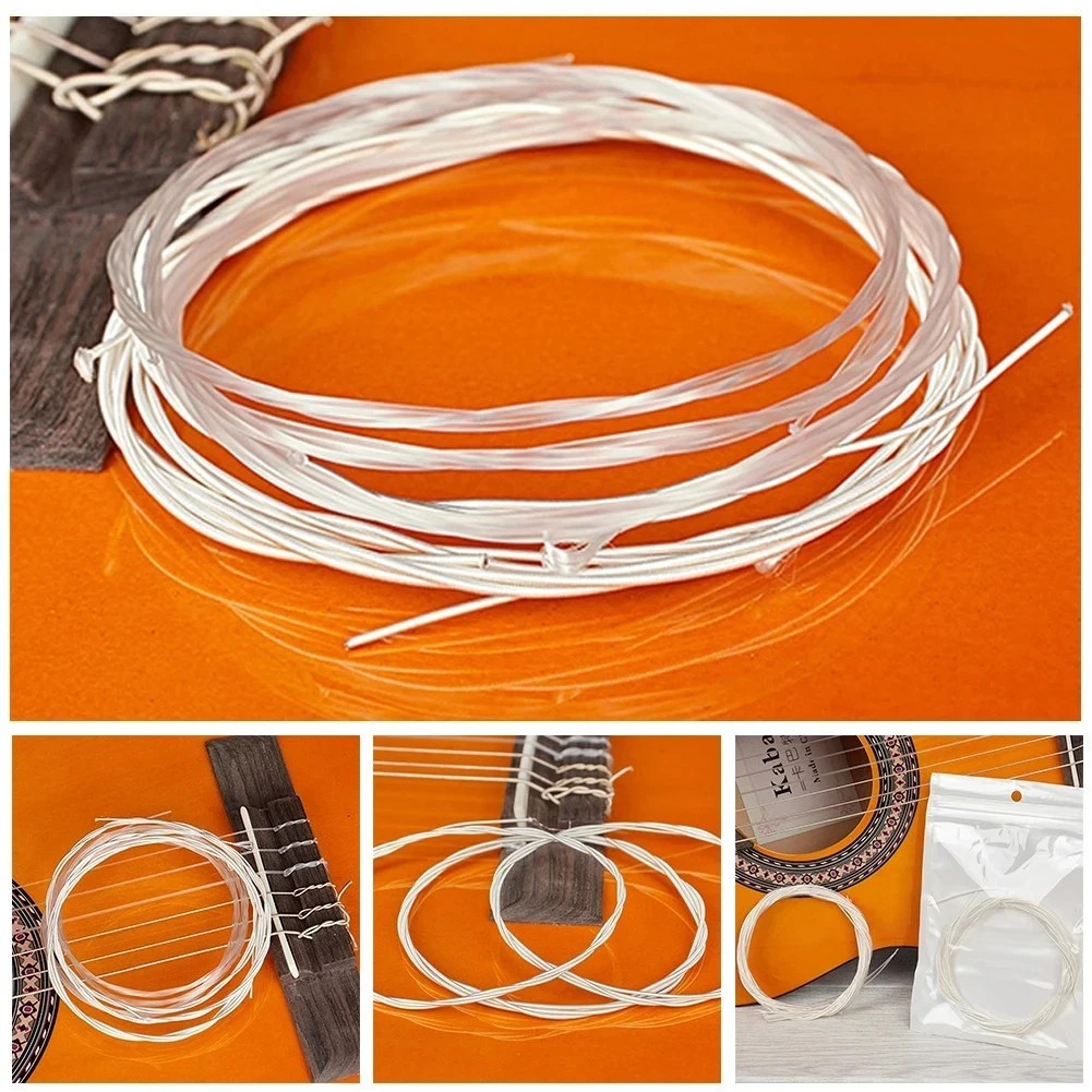 6pcs/Set Nylon Strings Classic Guitar String Great Tone & Hard Tension Strings
