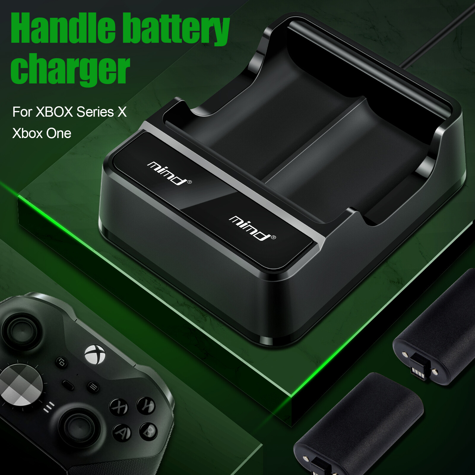 Rechargeable Battery Pack For XBox One X/S Series X/S Controller & Charger Cable