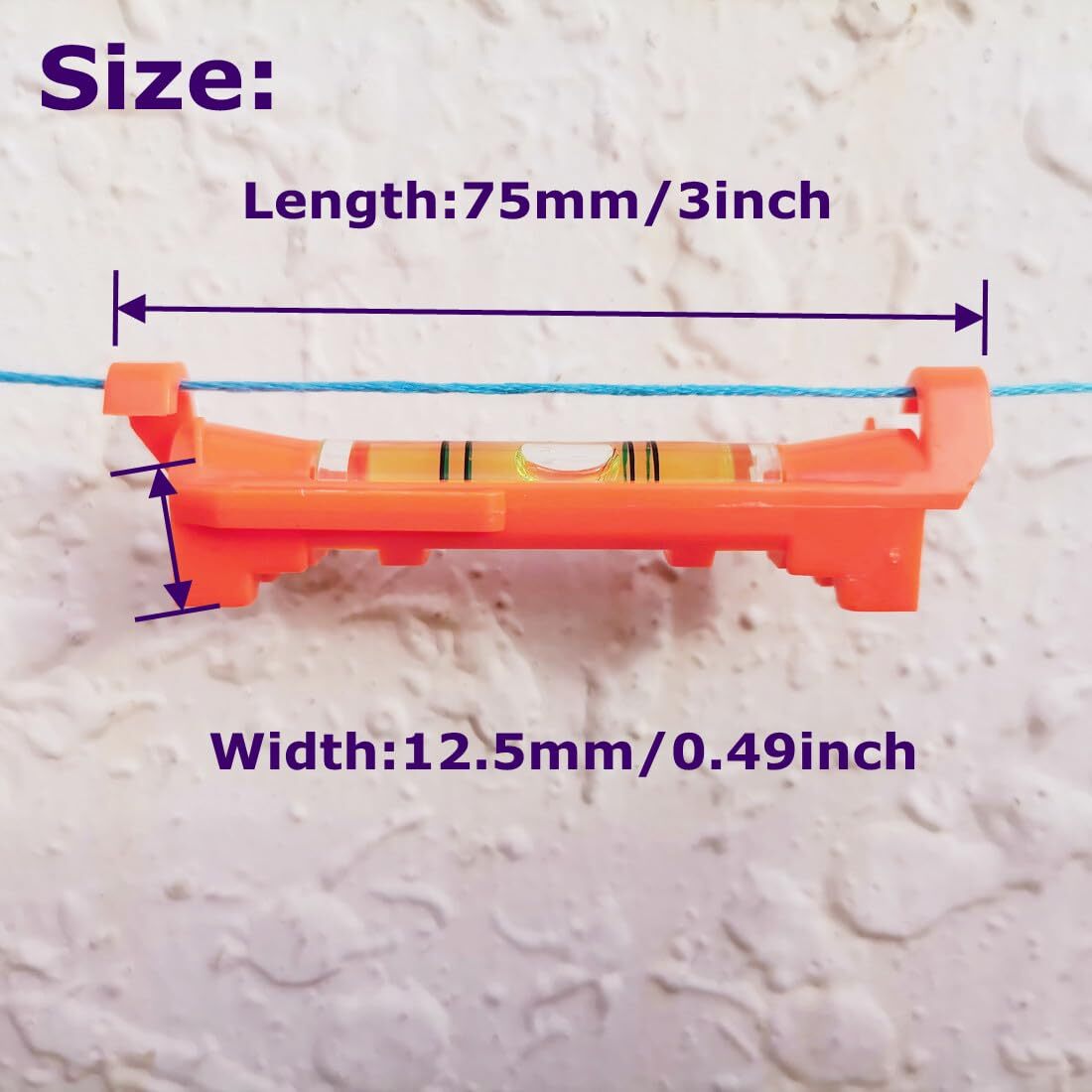 5 Pcs Hanging Line Level String Level Tools for Layout Brick Working Site Lining