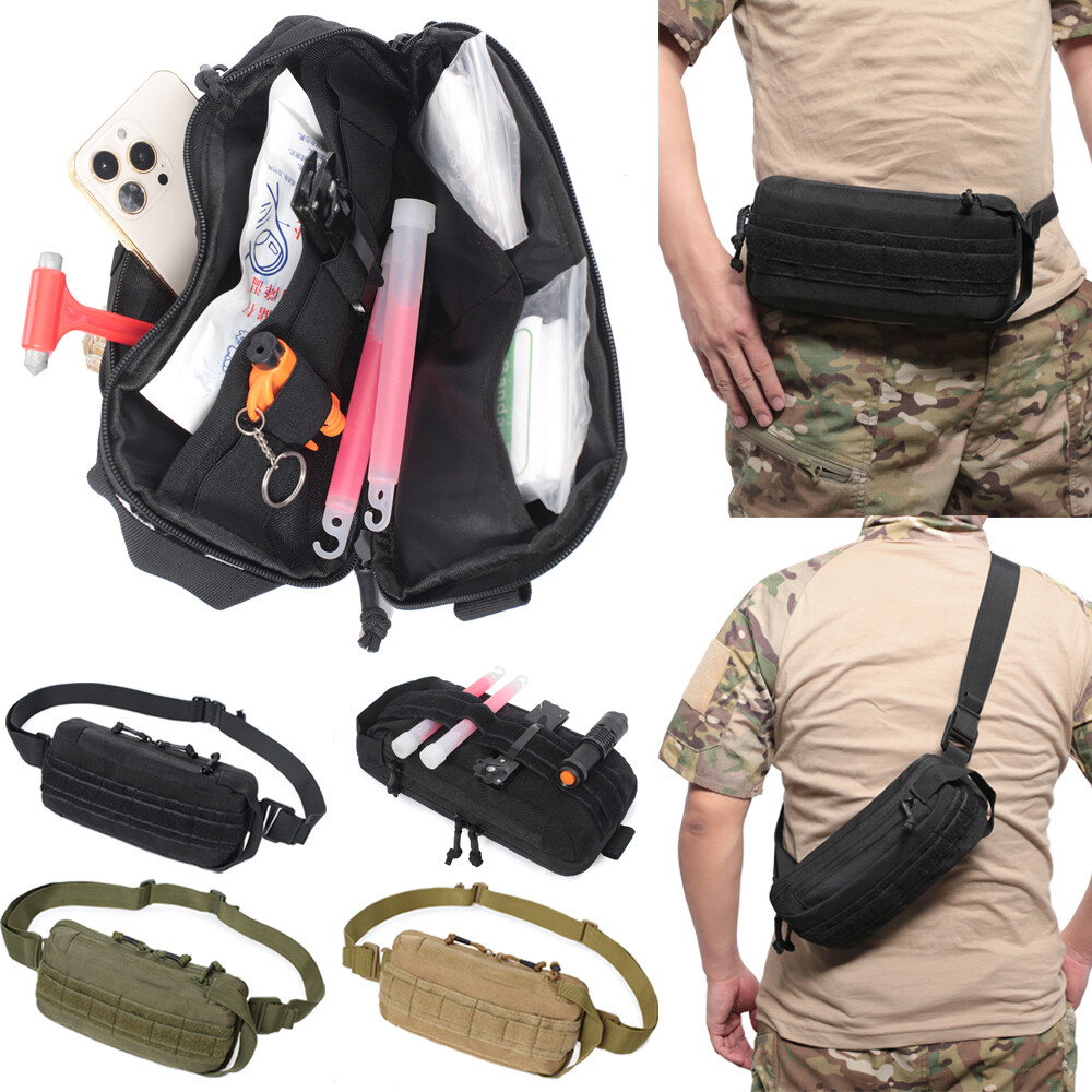Tactical Waist Pack Men's Military Phone Pocket Outdoor Hunting Hiking Waist Bag
