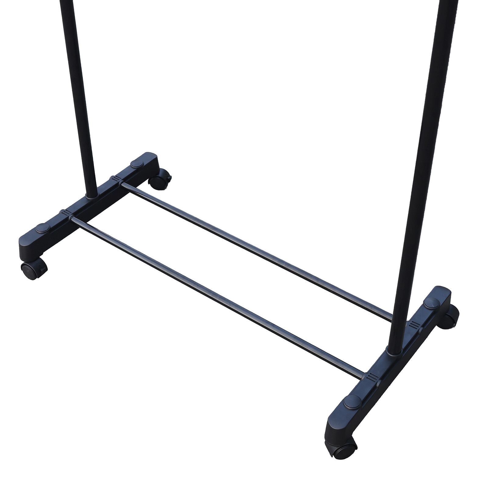 Laundry Drying Rack Clothes Storage Hanger Stand With Brake Roller Adjustable