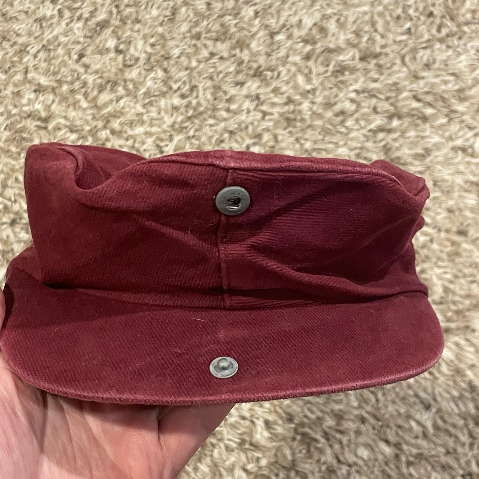 Vintage 80th PGA Championship Sahalee Golf Newsboy Hat Mens S/M Red Drew Pearson