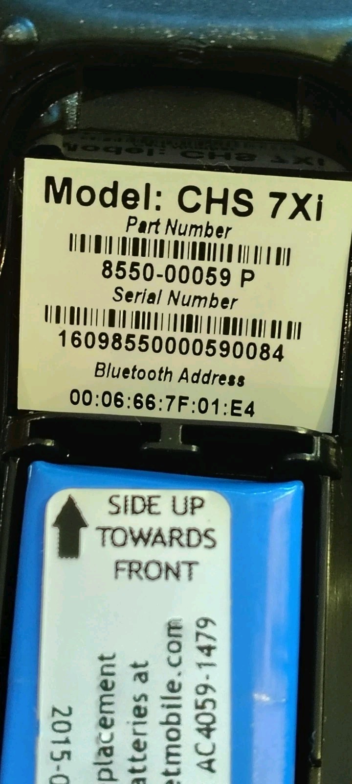 Socket Mobile CHS 7Xi Barcode Scanner Gray