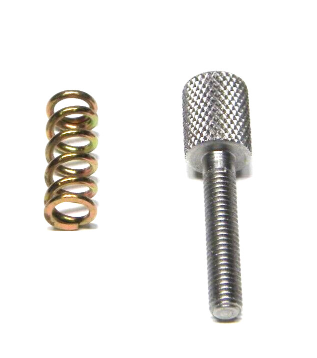 Holley QFT AED CCS Large Head Stainless Thumb Idle Screw & Spring