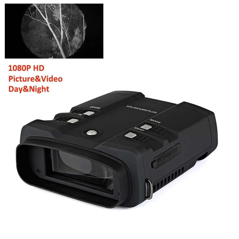 HD Binoculars Night Vision Zoom Telescope Outdoor Optics Portable Hiking Hunting