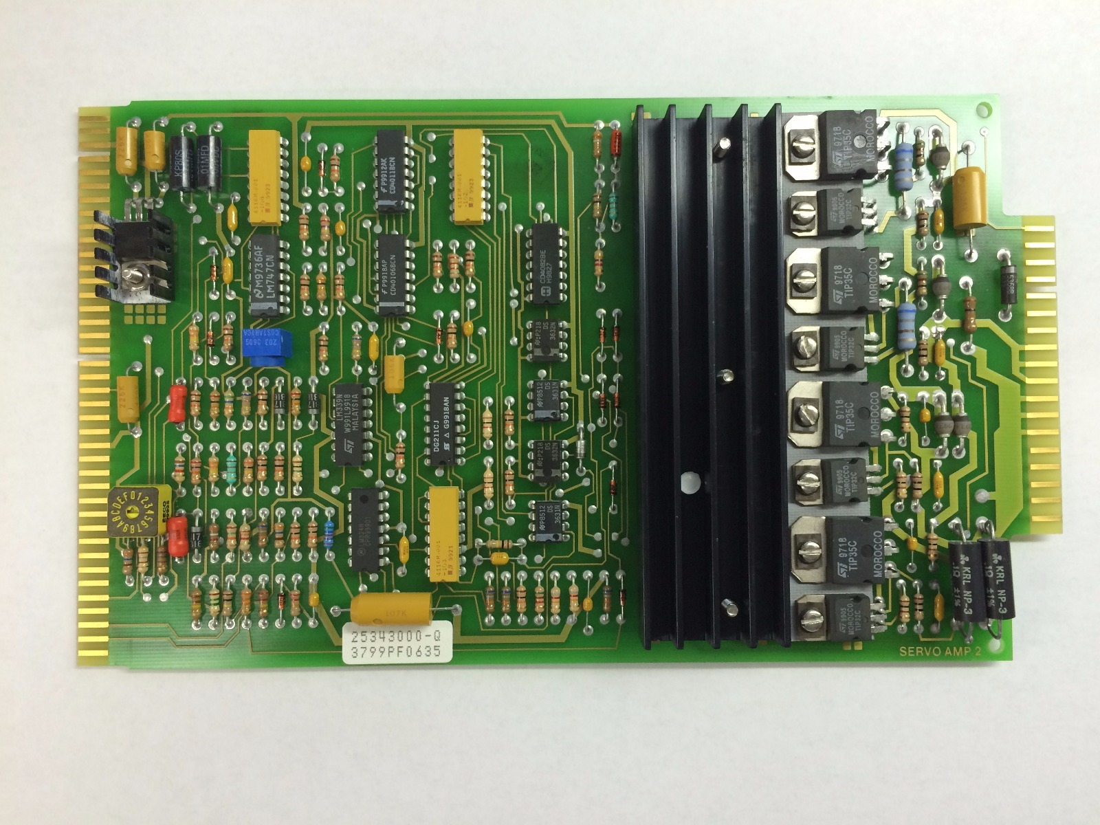 Universal Instruments 25343000 Servo Amp 2 Assembly