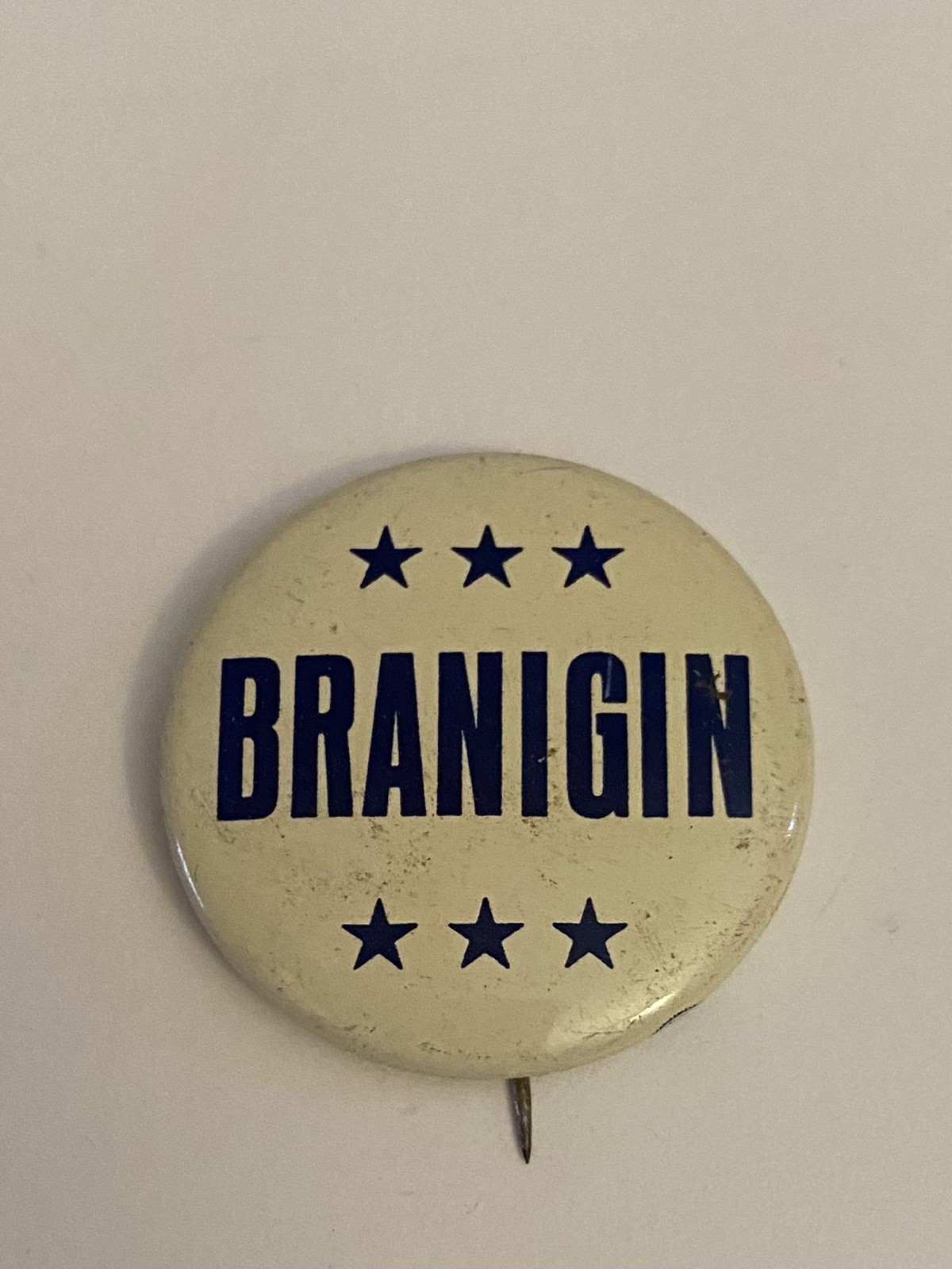 Indiana Branigin Pin Back Button P138