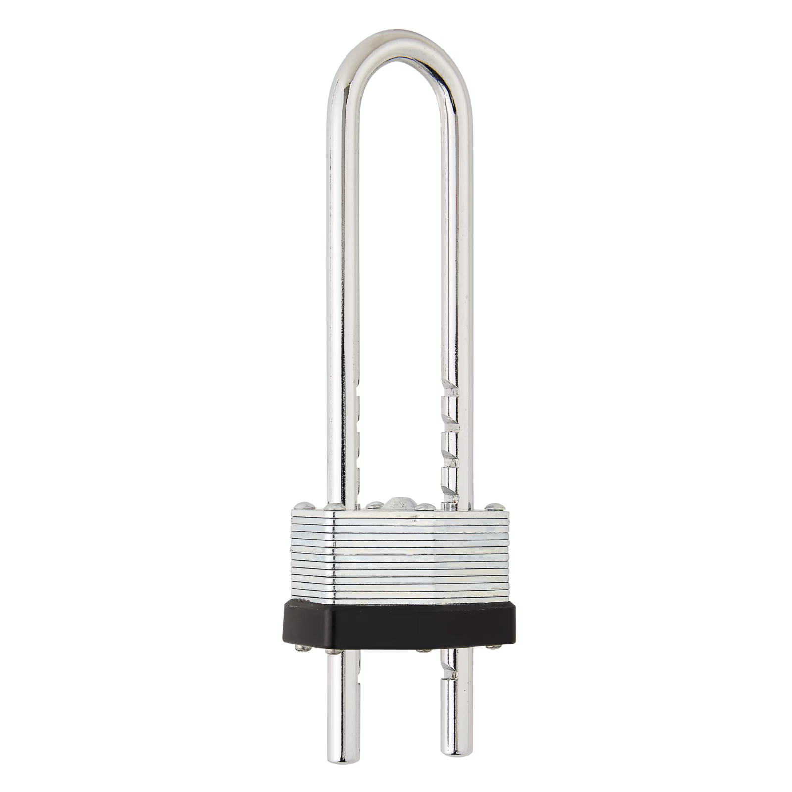 (4 pack) Hyper Tough 44mm Laminated Steel Padlock with Adjustable Shackle