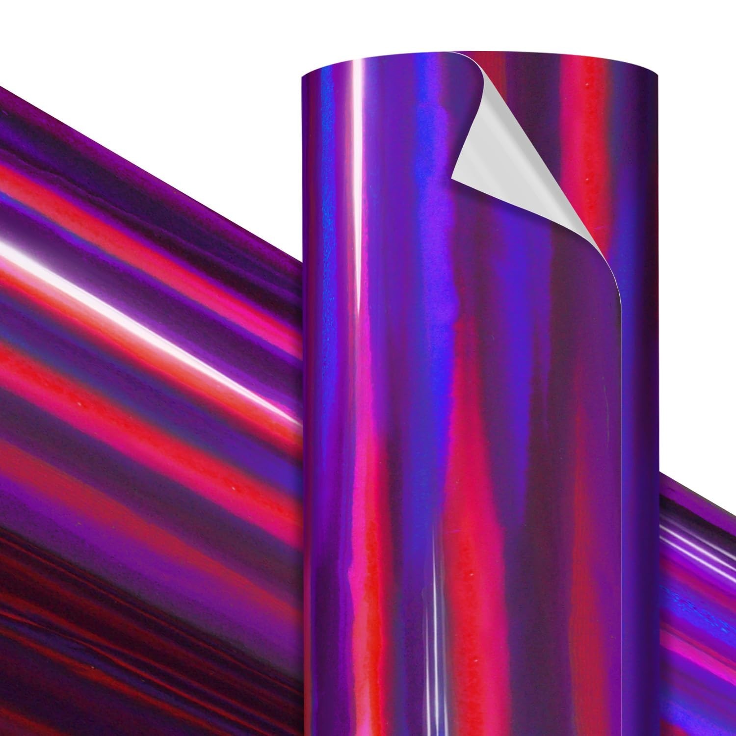 VViViD Premium Holographic Chrome Purple Craft Vinyl Roll 1ft x 5ft – Bubb