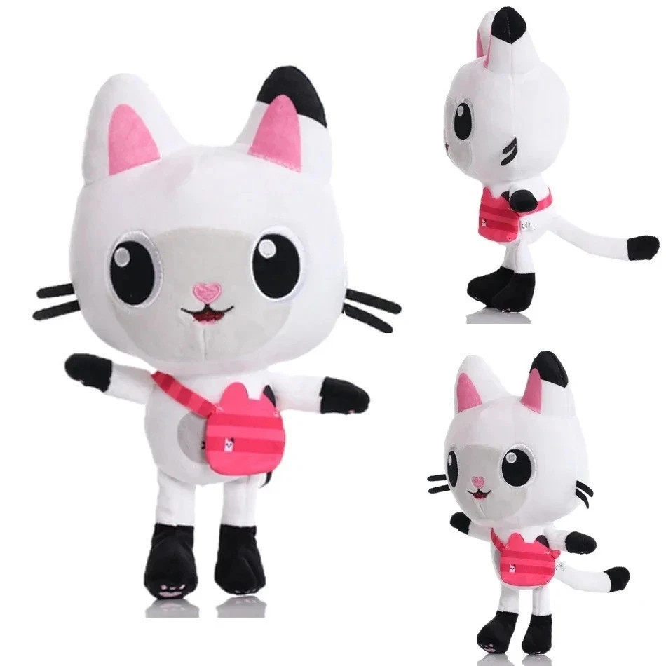 25CM/10" Gabby’s Dollhouse Pandy Paws Plush Toy Stuffed Gift Toy Free Import
