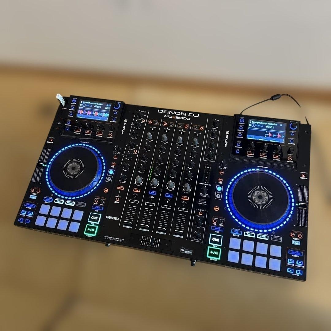 Denon MCX8000 Controller Serato DJ USB AC100-240V 4Channel Audio Sound Equipment