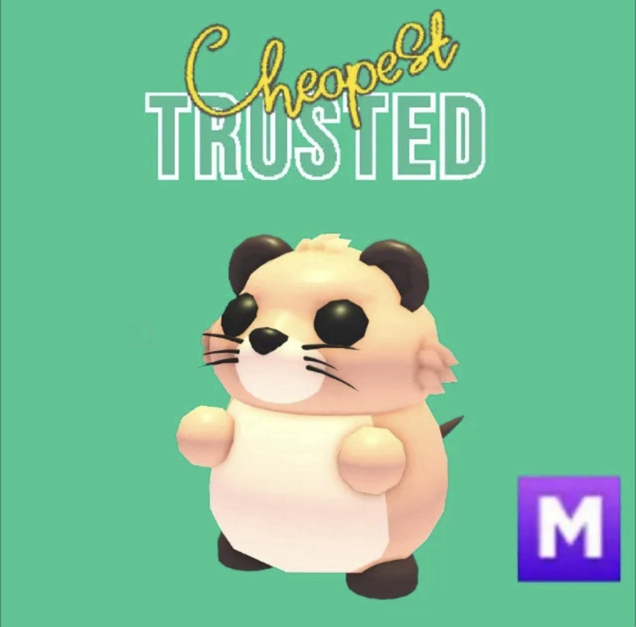 Adopt A Pet from Me - Mega Muskrat - Mega Neon