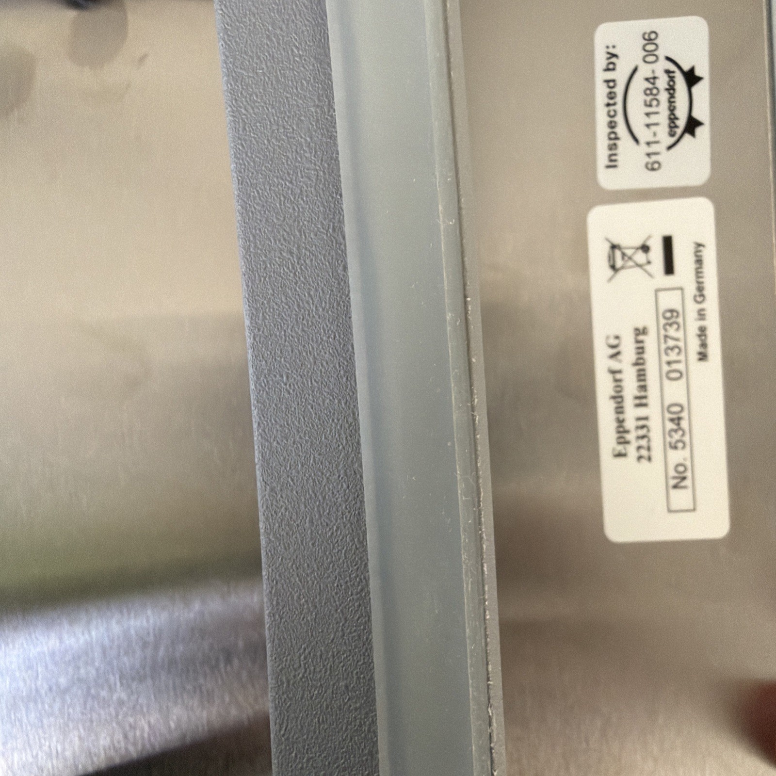 Eppendorf Vapo.Protect MasterCycler Pro Thermocycler 6321 & 6320 Control Panel