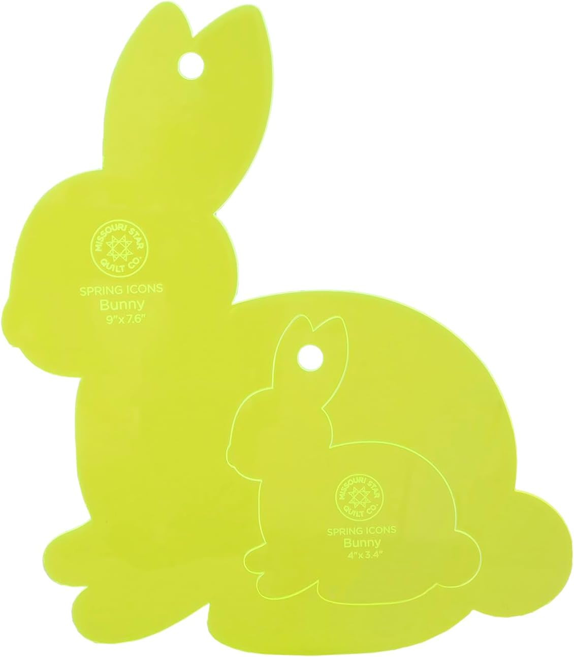 Missouri Star Spring Icon Bunny Template – Acrylic Nesting Quilting Templates fo