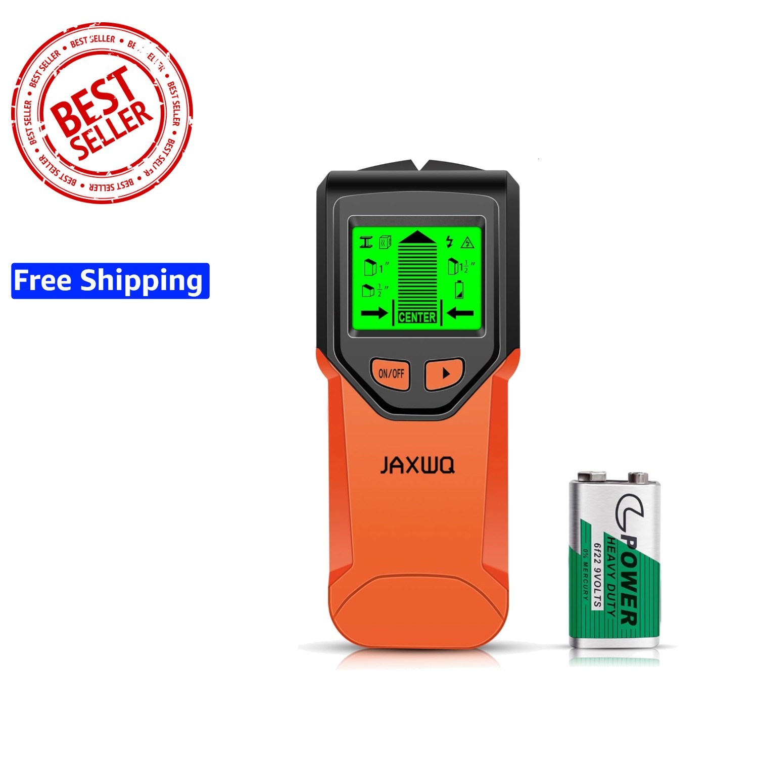 Stud Finder Wall Scanner - 5 in 1 Stud Finder Tool w/Microprocessor Chip and ...