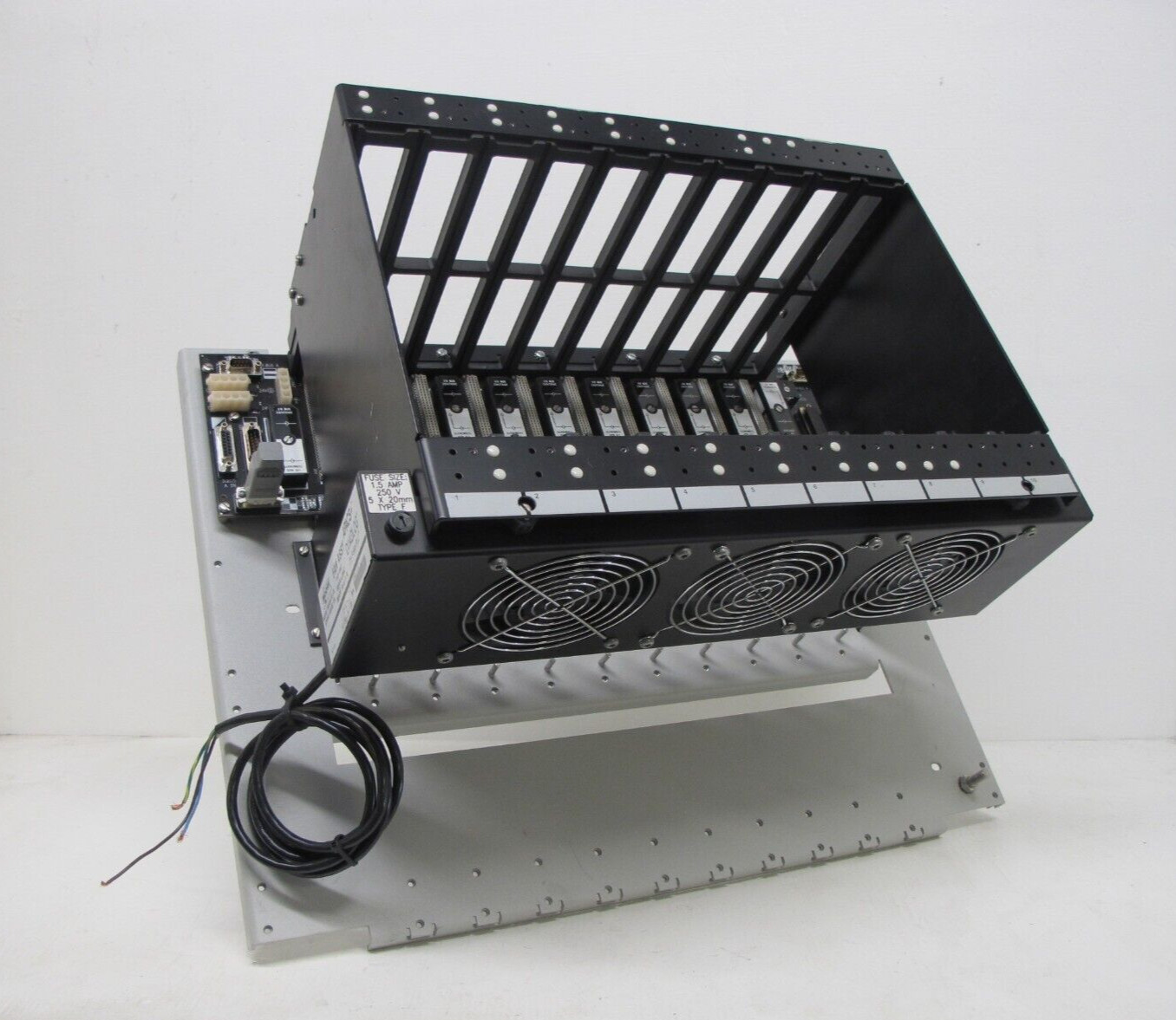 Moore 16114-171/6 APACS + Quadlog Module Card Rack PLC 16114171 Siemens APACS+