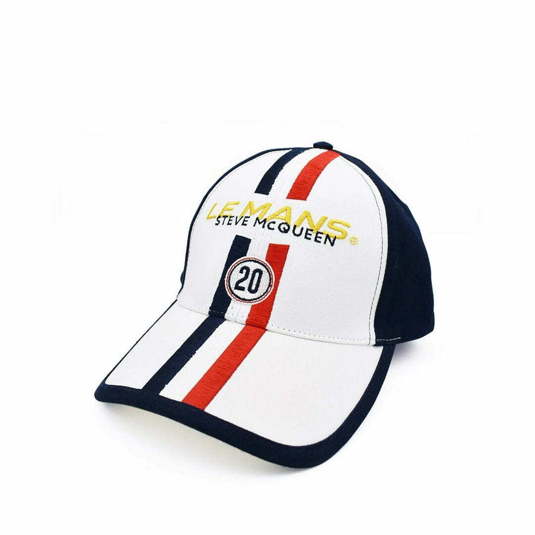 Steve McQueen Le Mans Racing Two Tone Baseball Cap Hat - Official Merch-UK STOCK