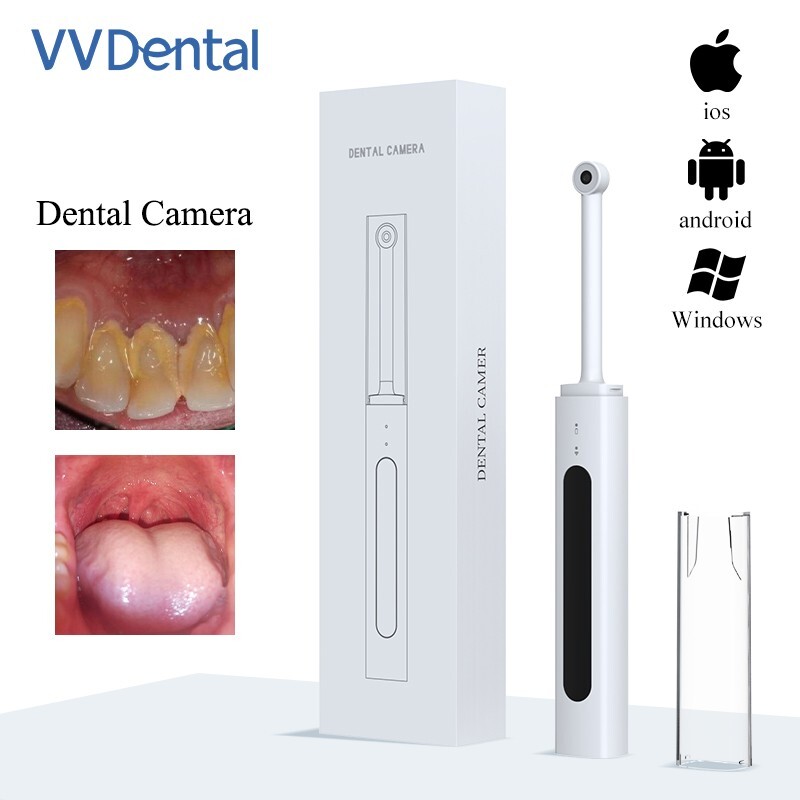 Wireless Oral Camera Dental Endoscope HD 640P WiFi Endoscopic Teeth Mirror IP56