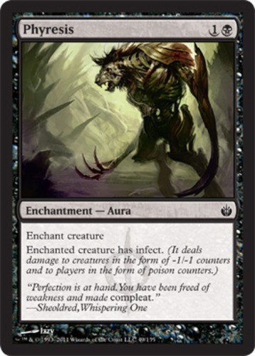 1x Phyresis Heavy Play MTG Magic - Kid Icarus -