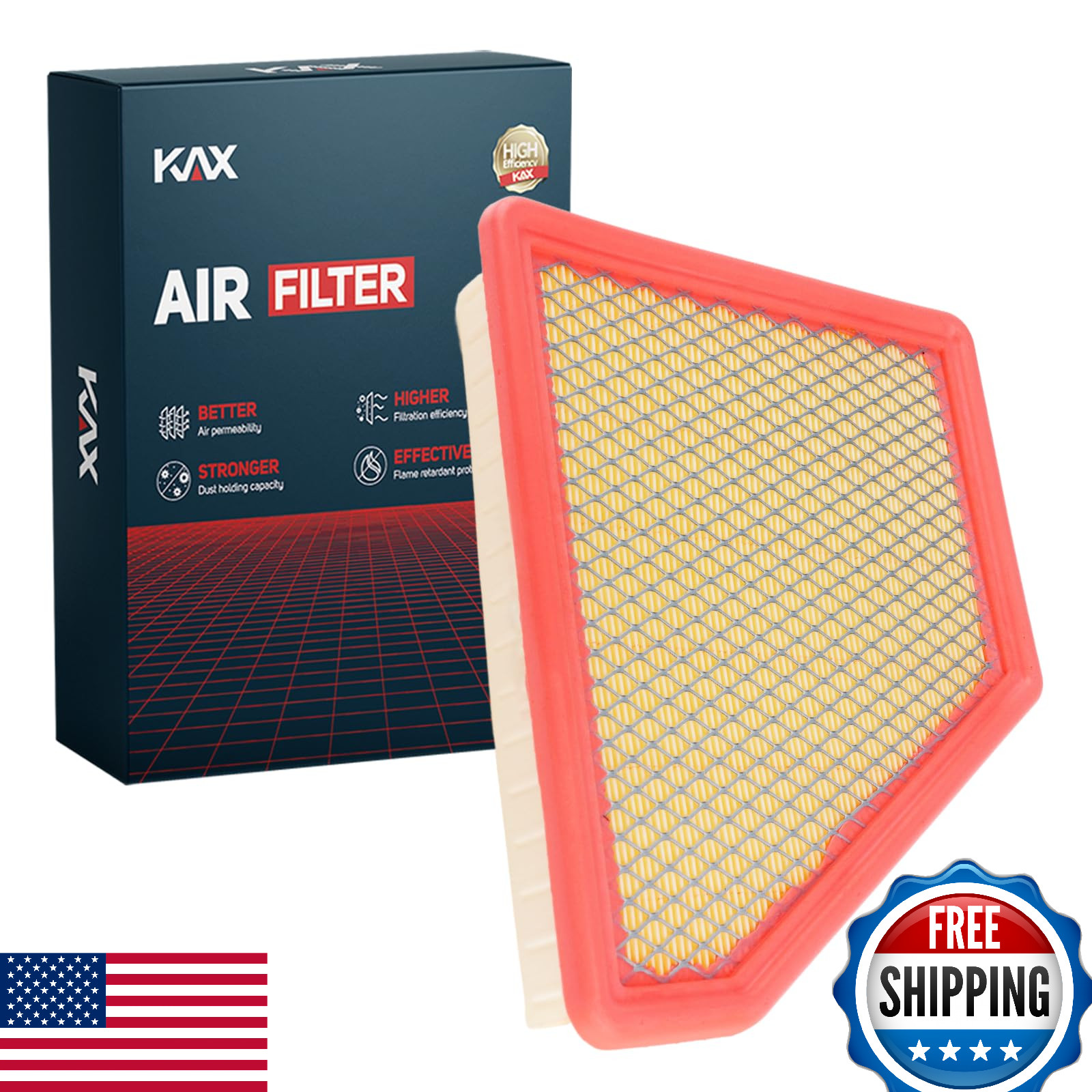 KAX Engine Air Filter CA10465 for GMC Terrain Chevrolet Equinox 2010-2017
