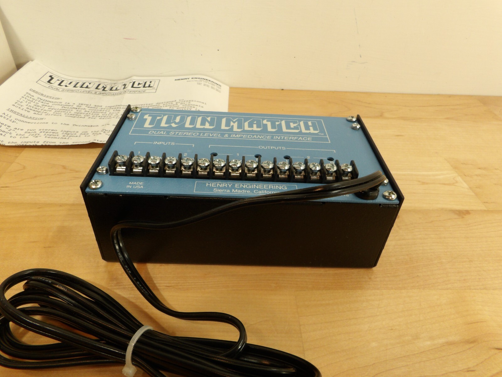 Henry Engineering Twin Match - New Old Stock