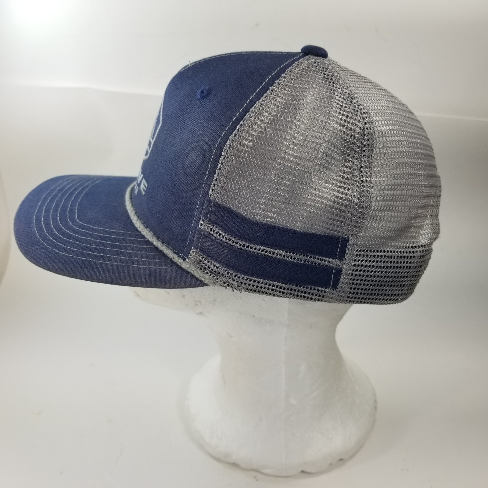 Native Eyewear Trucker Hat Snapback Blue Gray Mesh Adjustable Rope