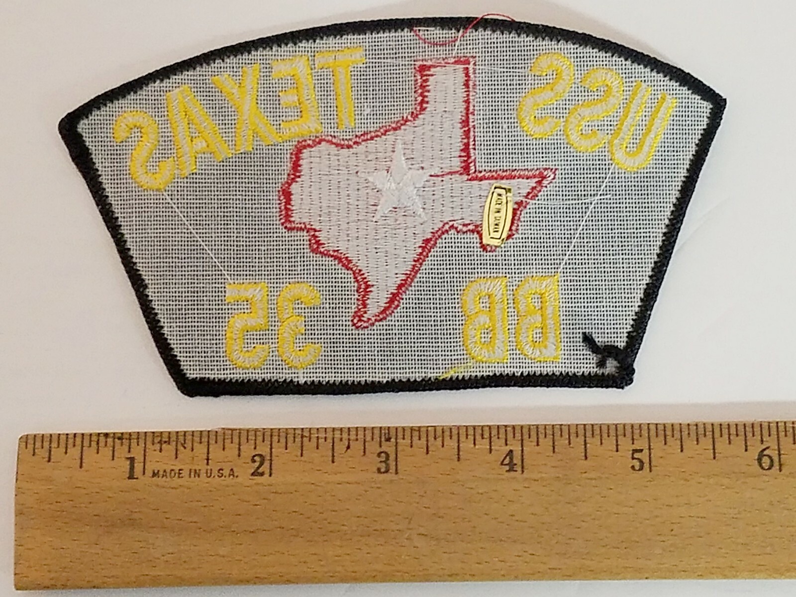 USS Texas BB-35 US Navy Ship Patch Battleship NEW Embroidered