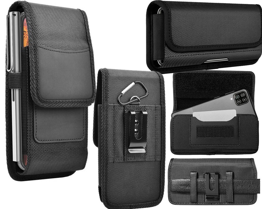 For Google Pixel 10a 10Pro XL Nylon Belt Clip Holster Holder Pouch Carrying Case