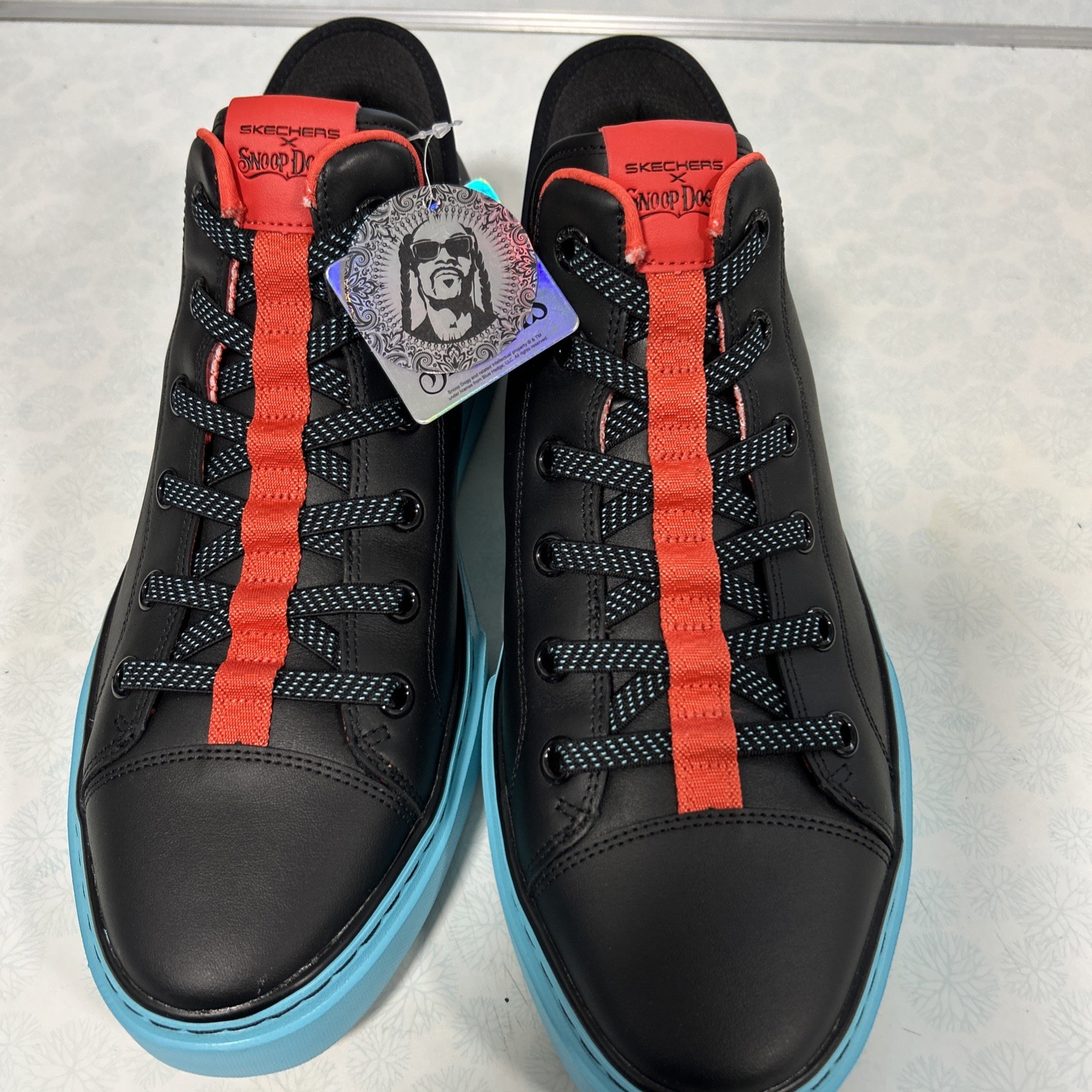 Snoop Dogg One-OG 251035 Men’s 12 Women 13.5 BNIB Black/Turquoise Free Shipping