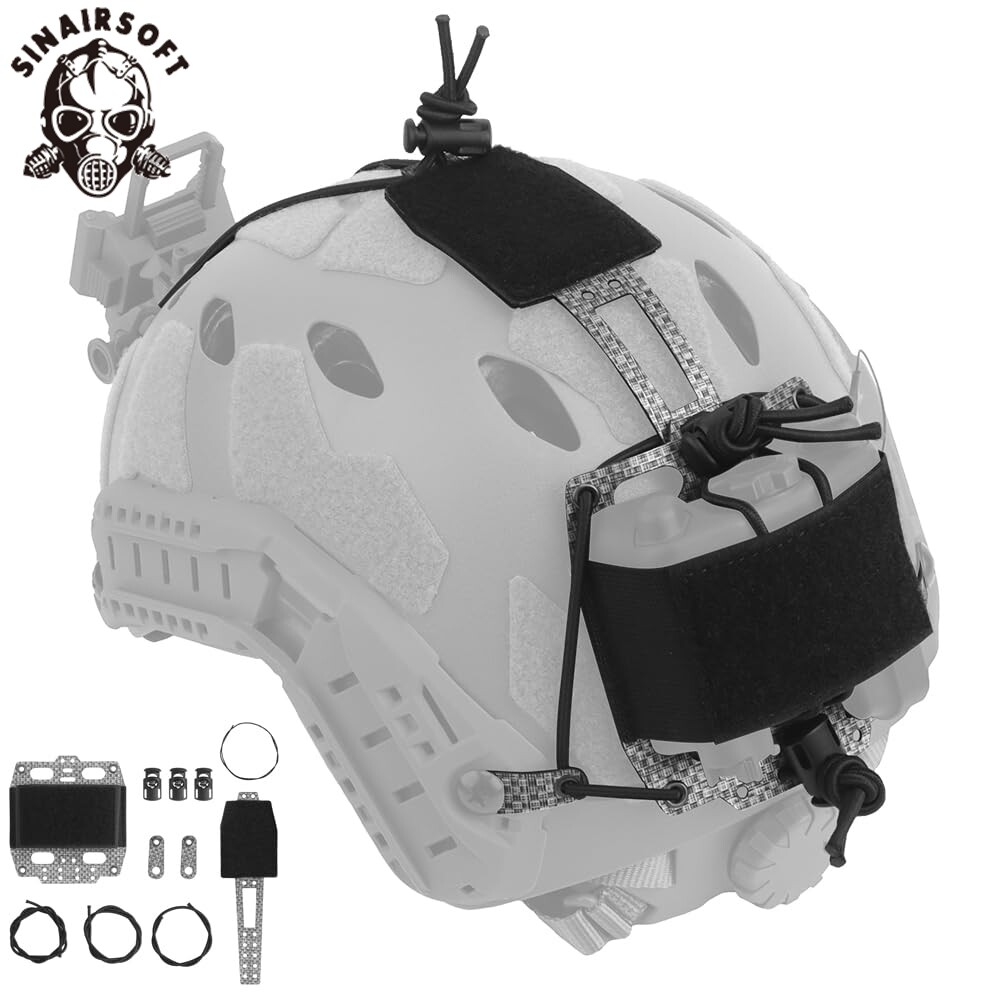 Tactical PVS31 NVG Helmet Battery Case Pouch Storage Bag T-shaped Battery Pack