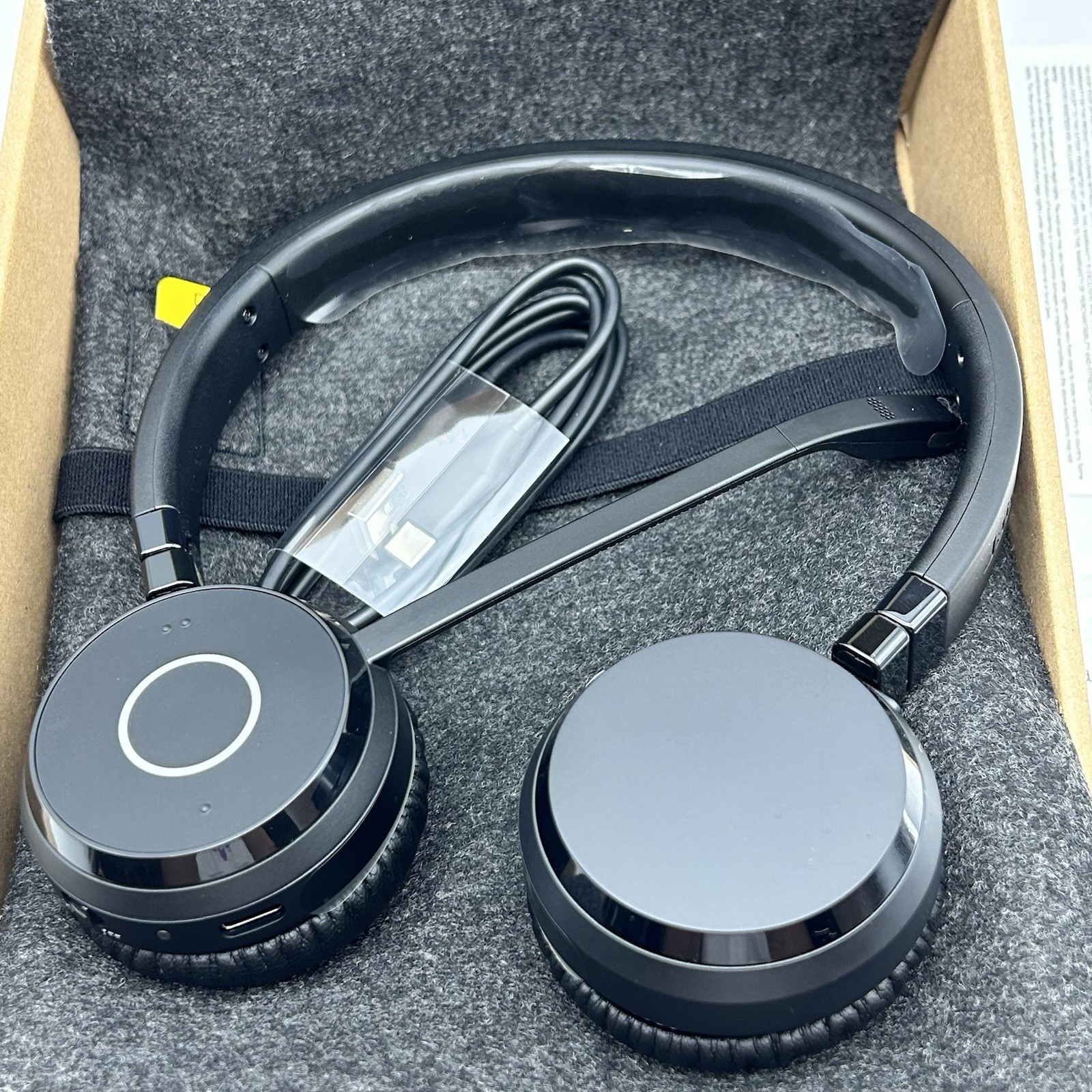 Jabra Evolve 65 TE (Third Edition) Wireless Dual-Ear Headset Version A ~ NEW