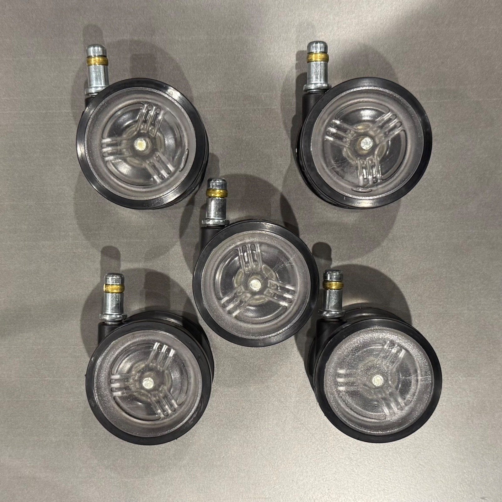 Herman Miller Authentic Translucent Casters  (Set of 5)