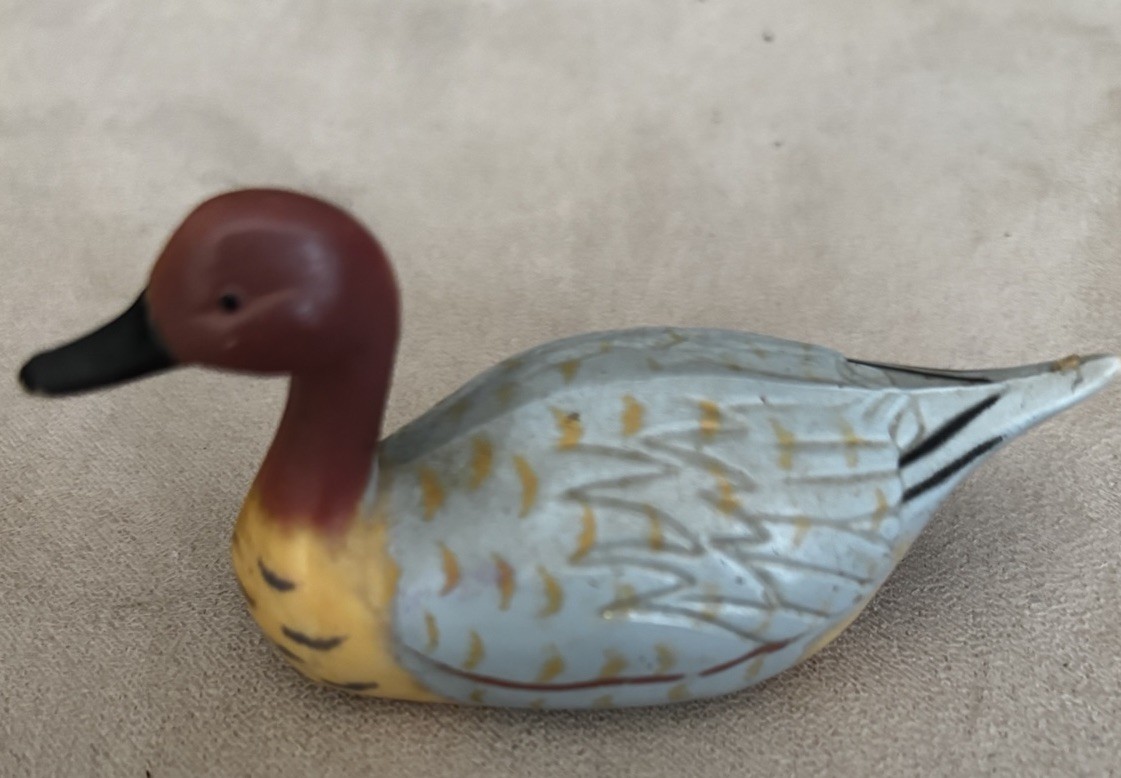 Duck Pencil Sharpener , Missed Sharpener, Vintage 3”x1”