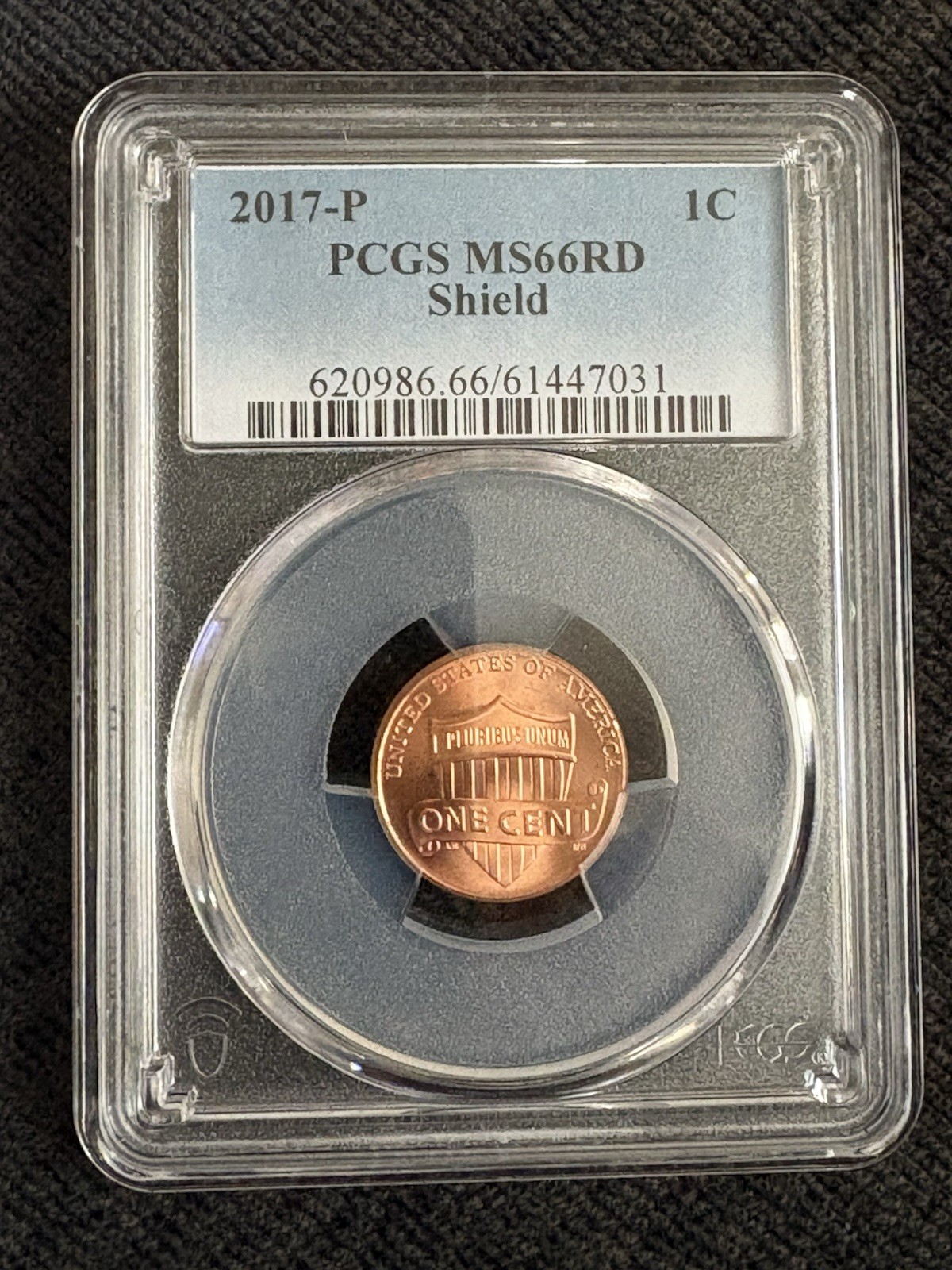 2017-P Shield Cent. MS66RD.