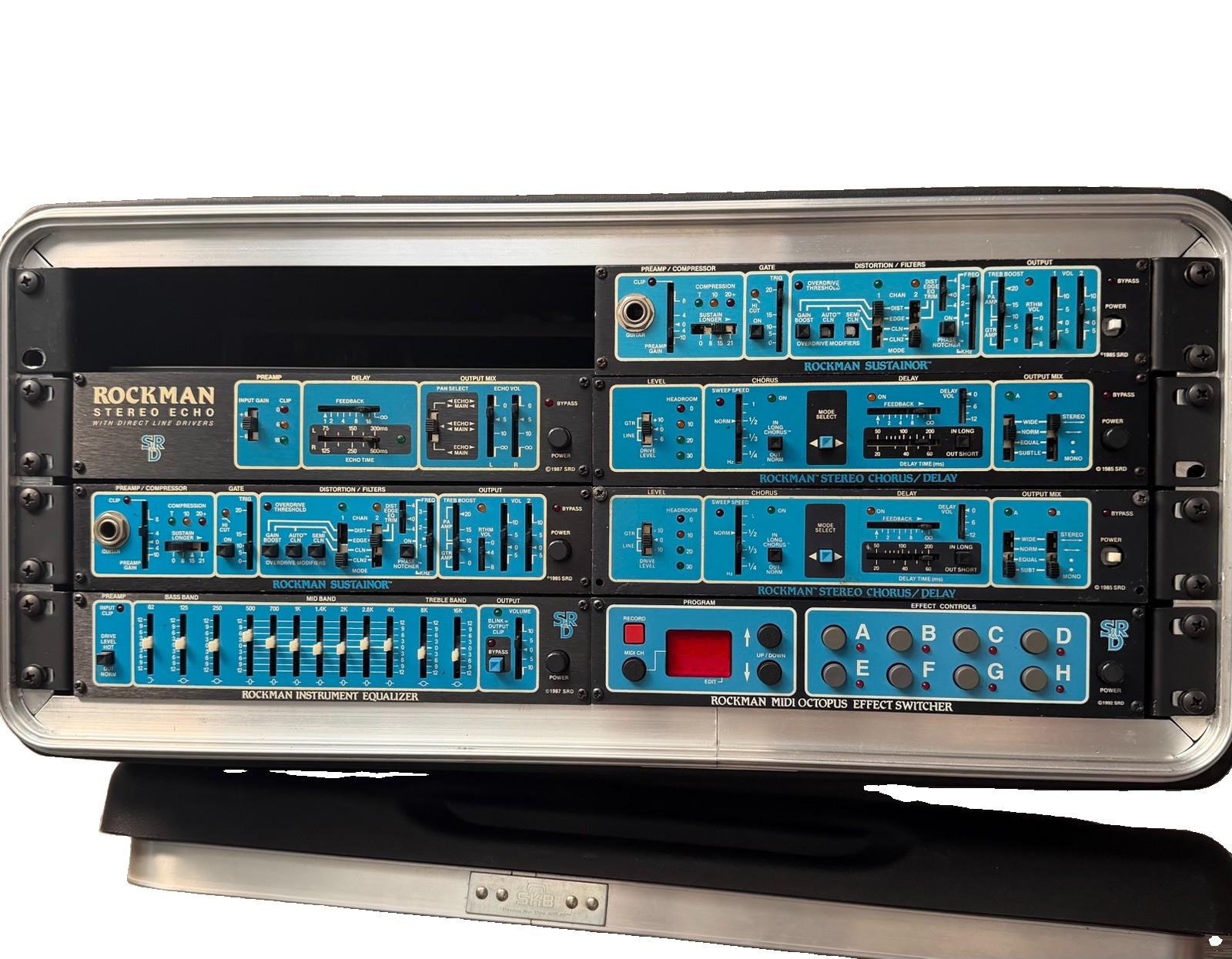 Vintage Rockman SR&D Professional Guitar Rack System. Complete Setup. Tom Scholz