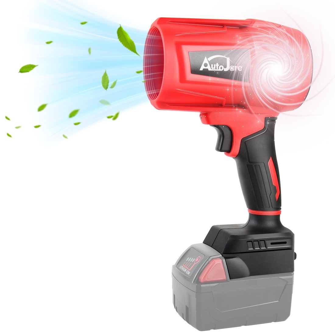 Mini Jet Dry Blower Fan for Milwaukee 18V Battery Cordless Jet Fan Blower Clean