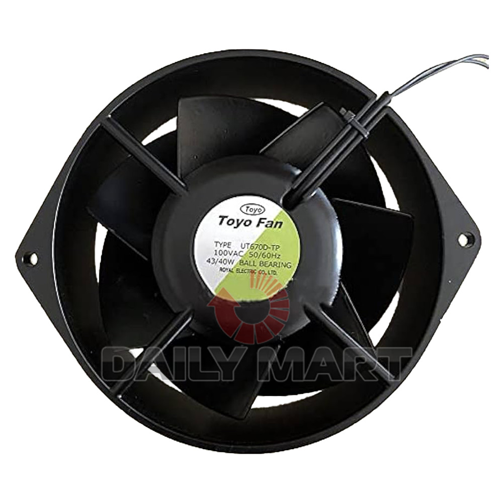 New In Box TOYO FAN UT670D-TP Aluminum Frame Fan 100VAC