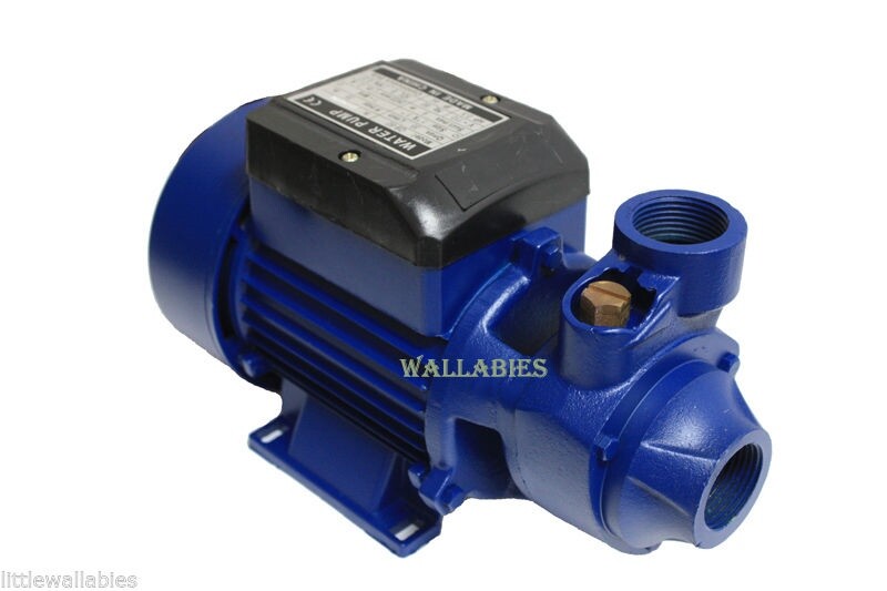 ALUMINUM BIODIESEL 1/2 HP ELECTRIC WATER PUMP POOL FARM POND Centrifugal
