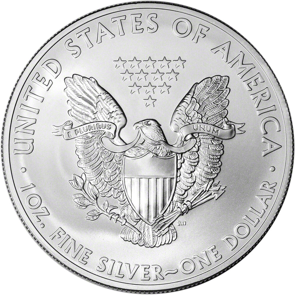2012 American Silver Eagle 1 oz $1 - BU