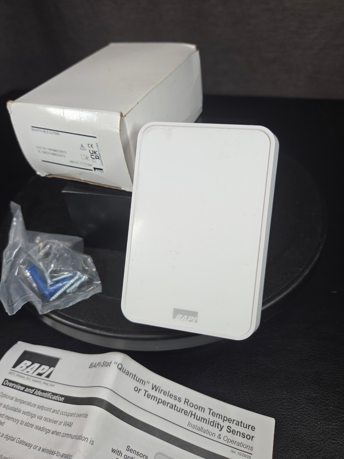 BAPI ba/wth-ble-q-pwr NEW Wireless Wireless BAPI-Stat "Quantum" Temperature/Humi