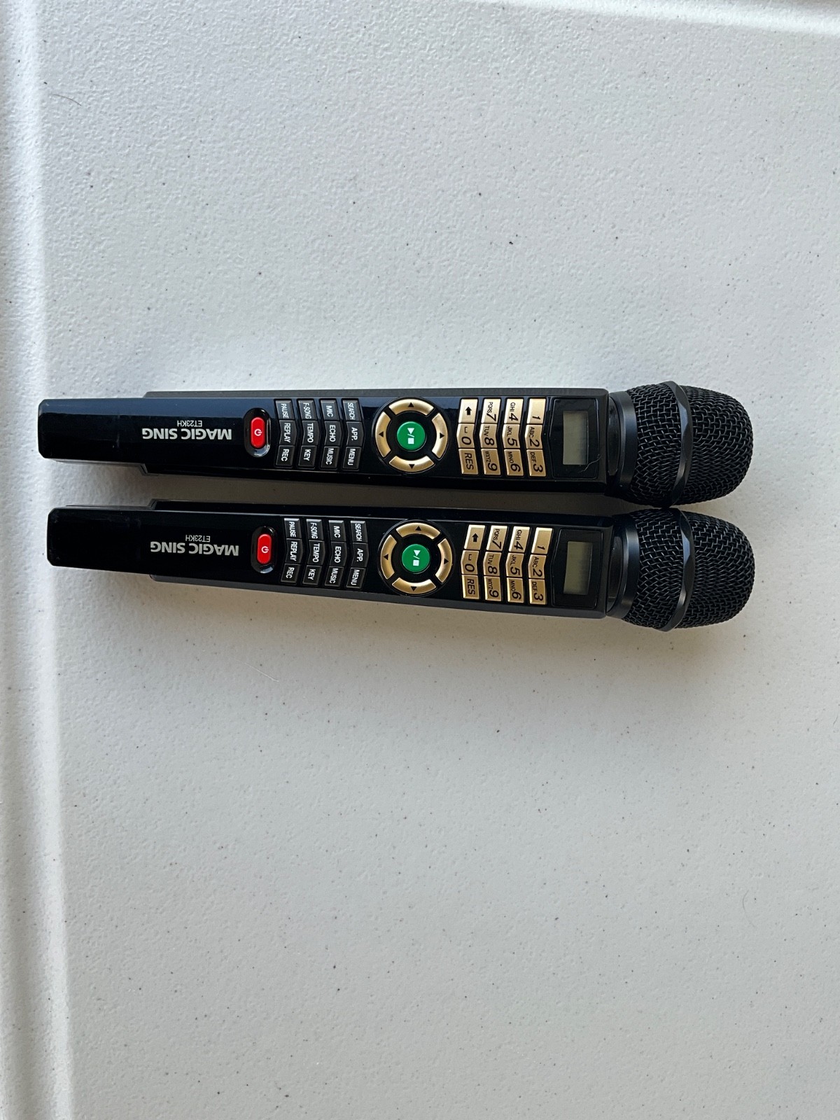 2 Magic Sing EX23DTH Microphone Karaoke on stage wireless Microphone Tested