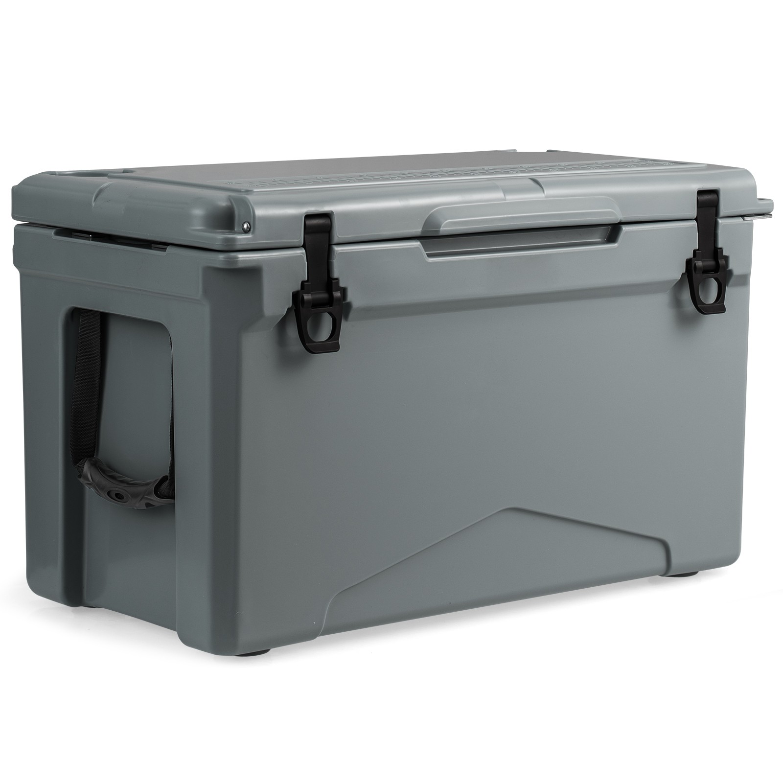 50 QT Rotomolded Cooler Ice Retention for 5-7 Days Portable Ice ChestCharcoal