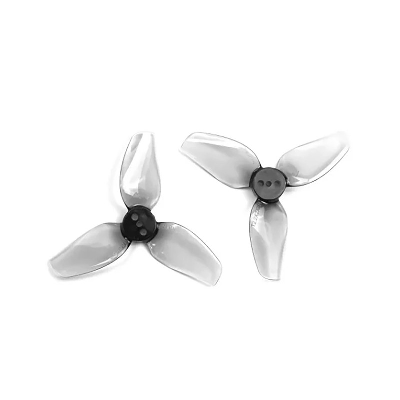 HQProp T2.2x2x3 Gray PC Tri-Blade Prop 2CW 2CCW for FPV Drone 2.2 Inch 4pcs