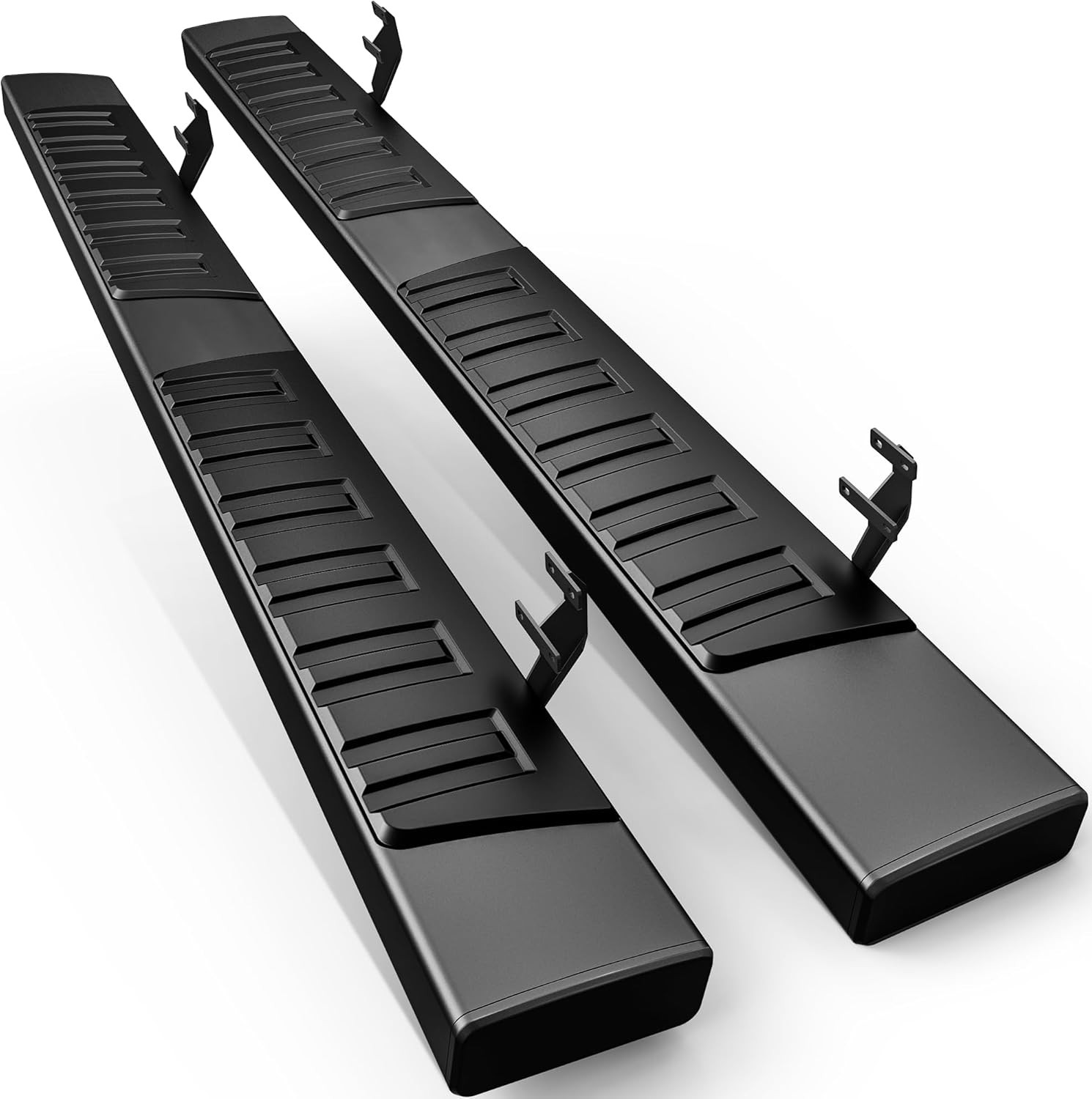 6" Running Boards 2015-2026 Ford F150 F250 F350 F450 F550 SuperCab Black Steps