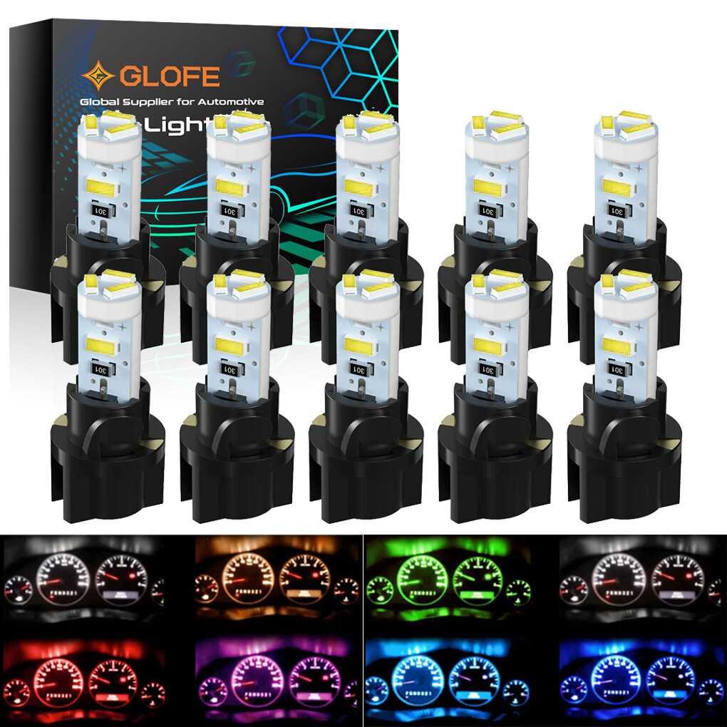 10X T5 74 2721 PC74 37 73 17 LED Bulb Canbus Gauge Cluster Dash Instrument Light
