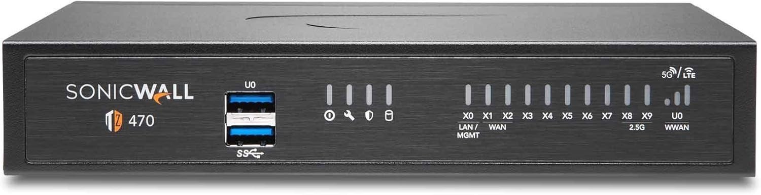 SonicWall TZ470 02-SSC-2831 Wireless-AC Base Appliance -New Open Box